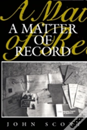 Capa do artigo Matter Of Record