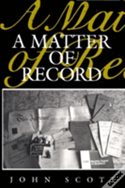 Capa do artigo Matter Of Record