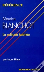 Capa do artigo Maurice Blanchot, La Solitude Habitee