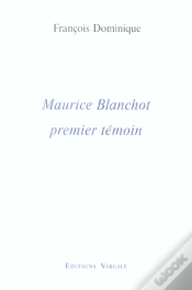 Capa do artigo Maurice Blanchot, Premier Temoin