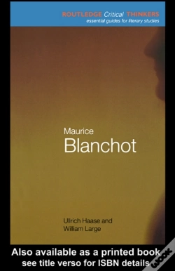 Capa do artigo Maurice Blanchot