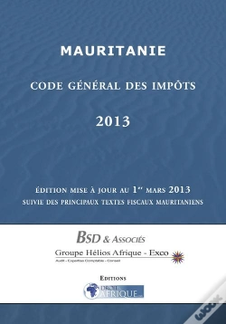 Capa do artigo Mauritanie, Code General Des Impots 2013