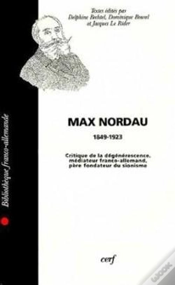 Capa do artigo Max Nordau 1849-1923
