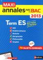 Maxi Annales Bac 2013 Terminale Es - Preview