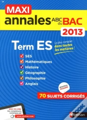 Capa do artigo Maxi Annales Bac 2013 Terminale Es