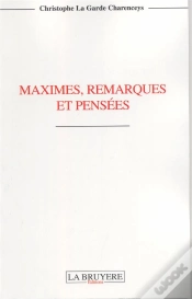Capa do artigo Maximes, Remarques Et Pensees