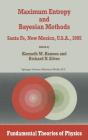 Maximum Entropy And Bayesian Methods - Preview