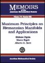 Maximum Principles On Riemannian Manifolds And Applications - Preview