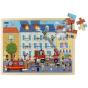 Maxipuzzle Bois - Les Pompiers - Preview