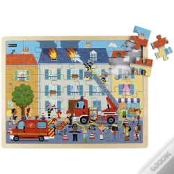 Capa do artigo Maxipuzzle Bois - Les Pompiers