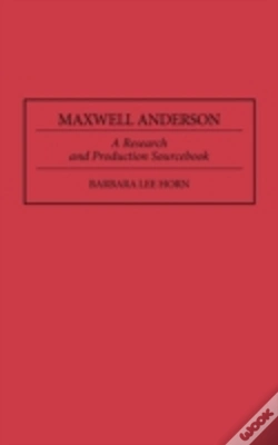 Capa do artigo Maxwell Anderson