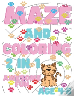 Capa do artigo Maze And Coloring 2in1 Awesome Fun Age 4-8