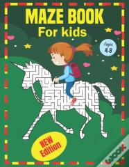 Maze Book For Kids Ages 4-8