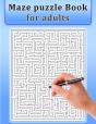 Maze Puzzle Book For Adults - Preview