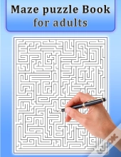 Maze Puzzle Book For Adults