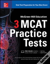 Capa do artigo Mcgraw-Hill Education 3 Mcat Practice Tests, Third Edition