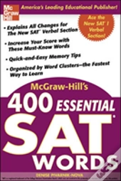 Mcgraw-Hill'S 400 Essential Sat Words