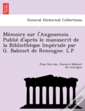 Capa do artigo Me Moire Sur L