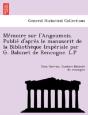 Me Moire Sur L'Angoumois. Publie  D'Apre - Preview