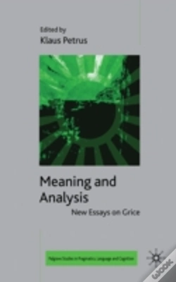 Capa do artigo Meaning And Analysis: New Essays On Grice