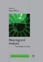 Meaning And Analysis: New Essays On Grice - Preview