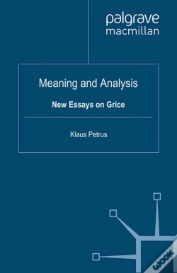 Capa do artigo Meaning And Analysis: New Essays On Grice