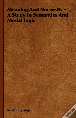 Capa do artigo Meaning And Necessity - A Study In Semantics And Modal Logic