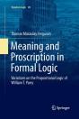 Meaning And Proscription In Formal Logic - Preview