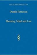 Meaning, Mind And Law