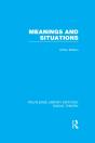 Meanings And Situations (Rle Social Theory) - Preview