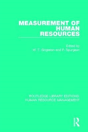 Measurement Of Human Resources - Preview