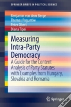 Capa do artigo Measuring Intra-Party Democracy