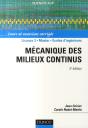 Mécanique Des Milieux Continus (3e Édition) - Preview