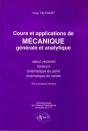 Mécanique Générale Et Analytique - Cours Et Applications Tome 1 - Preview