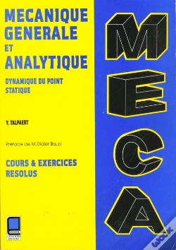 Capa do artigo Mecanique Generale Et Analytique ; Dynamique Du Point