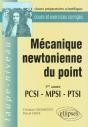Mécanique Newtonienne Du Point Pcsi-Mpsi-Ptsi - Cours Et Exercices Corrigés - Preview