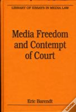 Capa do artigo Media Freedom And Contempt Of Court