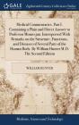 Medical Commentaries. Part I. Containing - Preview