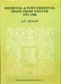 Medieval And Post-Medieval Finds From Exeter - Preview