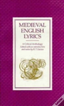 Capa do artigo Medieval English Lyrics