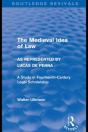 Medieval Idea Of Law As Represented By Lucas De Penna (Routledge Revivals) - Preview