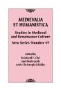 Medievalia Et Humanistica, No. 49 - Preview