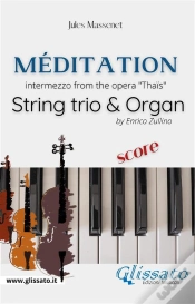 Capa do artigo Méditation (Thaïs) - String Trio & Organ (Score)