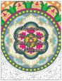 Meditative Word Search And Coloring Page - Preview