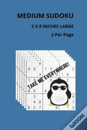Medium Sudoku 5x8 Inches Large 2 Per Page