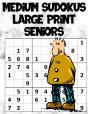 Medium Sudokus Large Print Seniors - Preview
