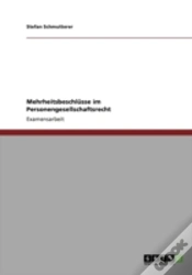 Capa do artigo Mehrheitsbeschlasse Im Personengesellschaftsrecht