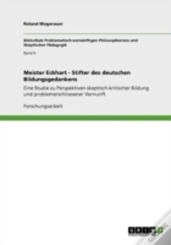 Capa do artigo Meister Eckhart - Stifter Des Deutschen Bildungsgedankens
