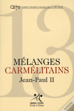 Capa do artigo Mélanges Carmélitains Tome 13