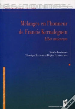 Capa do artigo Mélanges En L'Honneur De Francis Kernaleguen ; Liber Amicorum